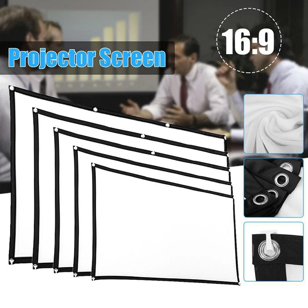 Portable 16:9 Projector Screen: Transform Any Space into a Cinema